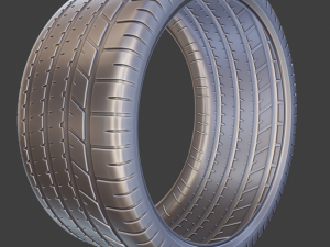 rim with tyre Modèle 3D