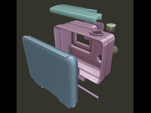 go pro Modello 3D