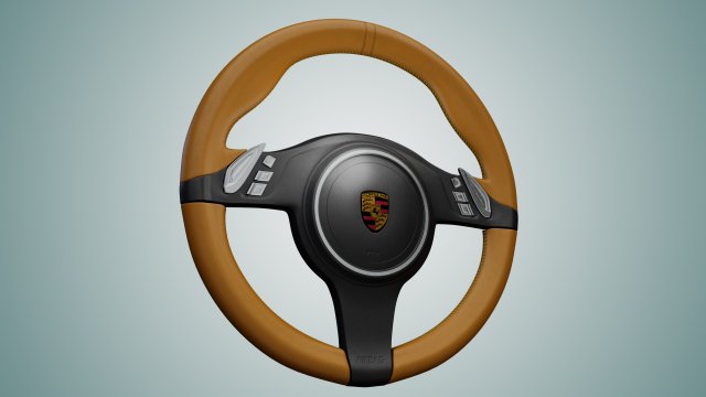 steering wheel Model 3D .c4d .max .obj .3ds .fbx .stl .blend 