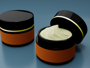 cosmetic jar 3Dモデル
