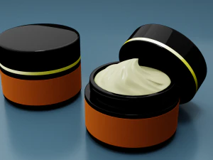cosmetic jar 3D Model