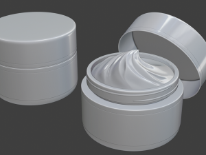 cosmetic jar 3D Model