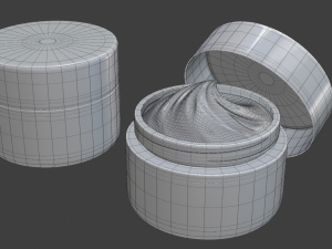 cosmetic jar 3D Model
