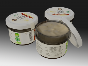 cosmetic jar shea butter Modèle 3D