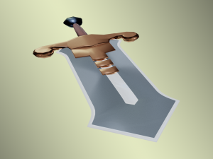 broad sword Model 3D