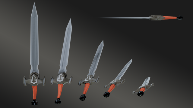 darkness sword Modelo 3D .c4d .max .obj .3ds .fbx .stl .blend 