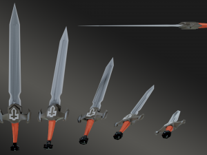 darkness sword Modello 3D