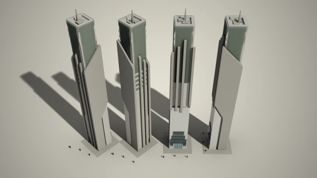 skyscraper04 3D Model .c4d .max .obj .3ds .fbx .stl .blend 