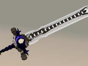 doombringer sword 3D 模型