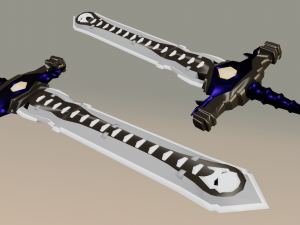 doombringer sword 3D 模型
