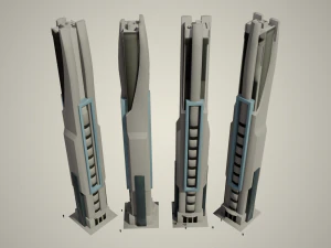 스카이스크래퍼05 3D 모델