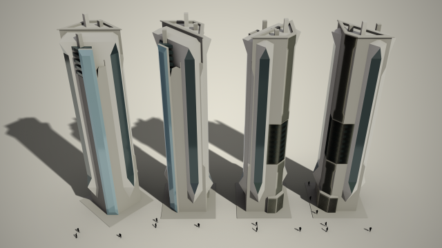 skyscraper06 3D Model .c4d .max .obj .3ds .fbx .stl .blend 