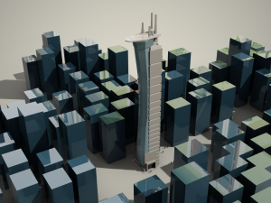 skyscraper07 3D Модель