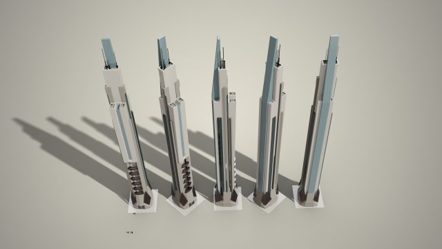 skyscraper08 Modello 3D .c4d .max .obj .3ds .fbx .stl .blend 