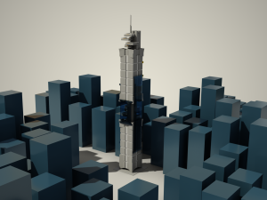 skyscraper09 3D 모델