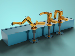 ロボットアーム 3Dモデル