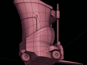 warehouse automated forklift 3D Model