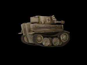 mini tiger tank 3D Model