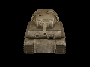 mini tiger tank 3D Model