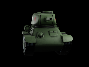 miini t34 tank 3D Model