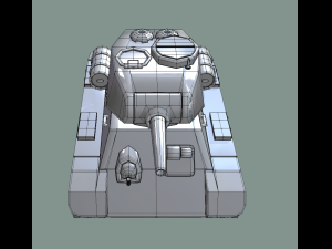miini t34 tank 3D Model