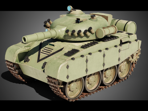 Mini T-72 Tank 3Dモデル