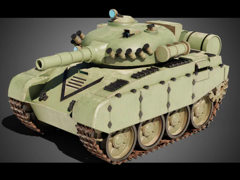 Mini T-72 Tank 3D Model