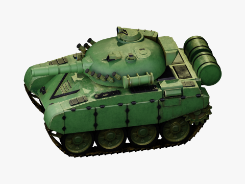 Mini T-72 Tank Model 3D
