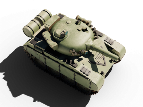 Mini T-72 Tank Model 3D