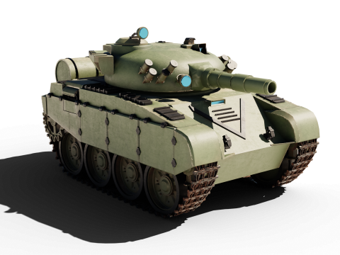 Mini T-72 Tank Model 3D