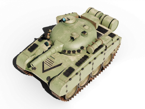Mini T-72 Tank Model 3D
