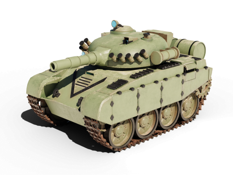 Mini T-72 Tank Model 3D