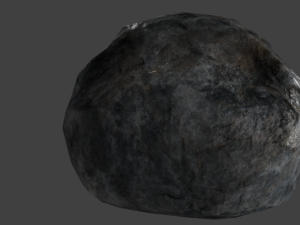 realistic lowpoly rock 3Dモデル