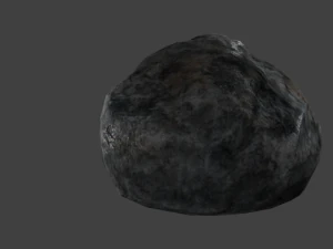 realistic lowpoly rock 3D Model