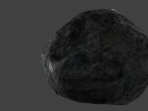 realistic lowpoly rock 3D Model