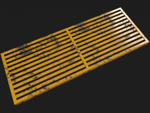bench pbr Modello 3D