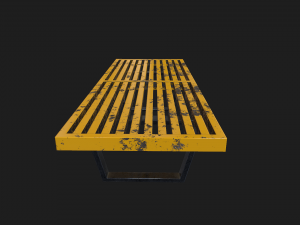 bench pbr Modello 3D