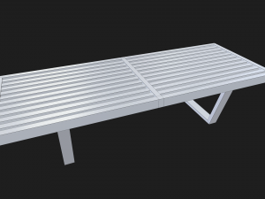bench pbr Modello 3D