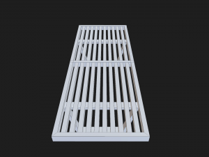 bench pbr Modello 3D