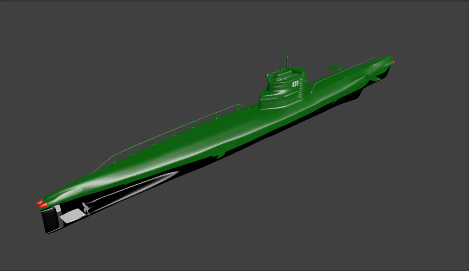 ss type whiskey class 1959 russian 3D Model .c4d .max .obj .3ds .fbx .stl .blend