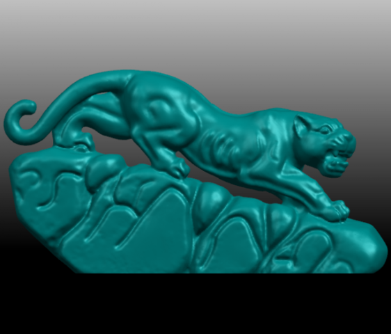hungry leopard 3D Model .c4d .max .obj .3ds .fbx .stl .blend 