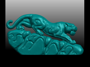 hungry leopard 3D Model