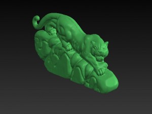 hungry leopard 3D Model