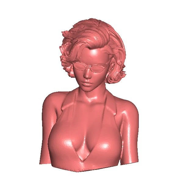 nude girl 3D Print Model .c4d .max .obj .3ds .fbx .stl .blend
