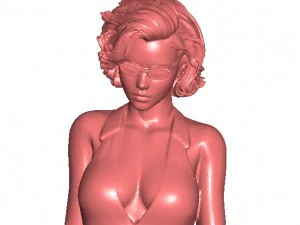nude girl 3D Print Model