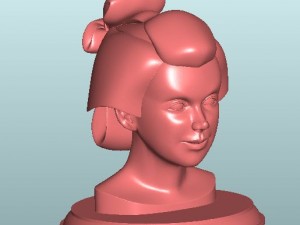 japanese geisha 3D Print Model