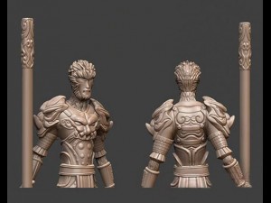 monkey king and buddha maitreya Modello di stampa 3D