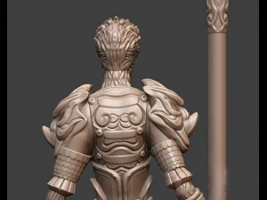 monkey king and buddha maitreya 3D Print Model