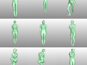 female body 3D Print Model