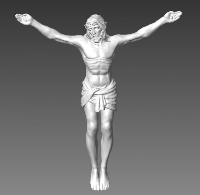 jesus on the cross 3D Принт Модель .c4d .max .obj .3ds .fbx .stl .blend 